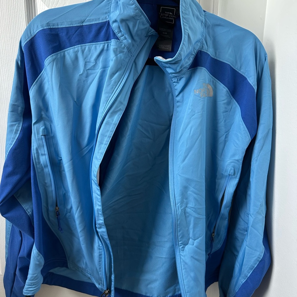 The North Face Light Blue Lightweight Windbreaker